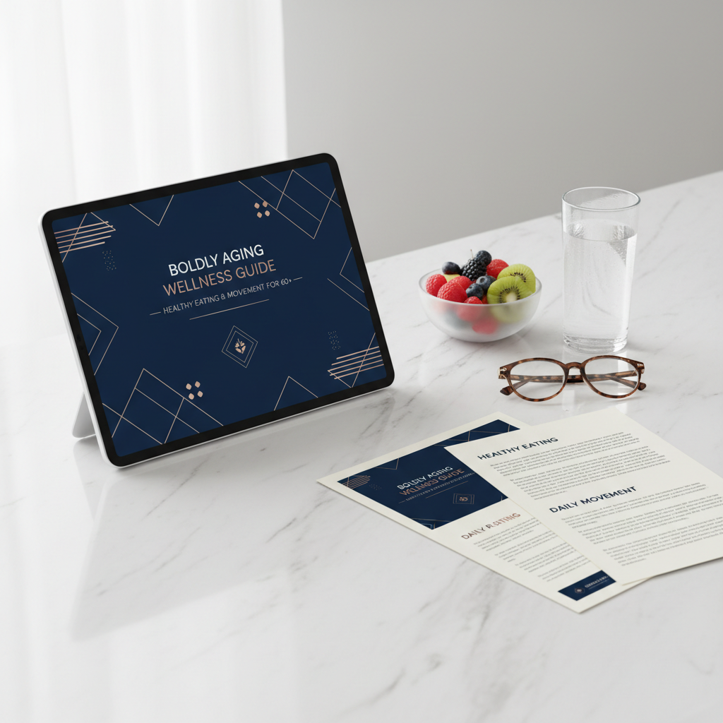 Boldly Aging Wellness Guide Mockup